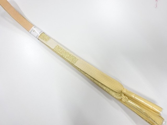 JAPANESE KIMONO / UNUSED KOREI HAND-TIED OBIJIME